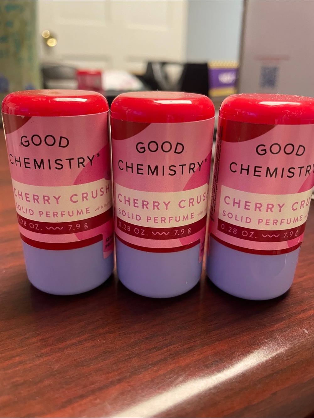 Good Chemistry Cherry Crush Solid Perfume 3 pack